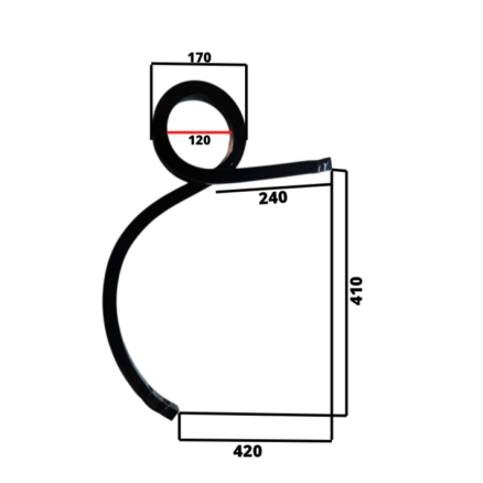 Słupica BEDNAR KM060083