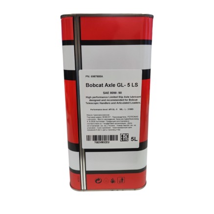 Olej przekładniowy 80W90 Axle 5l BOBCAT 6987805A
