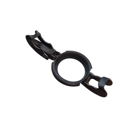 Pierścień stal 89mm męski czarny typ Bauer