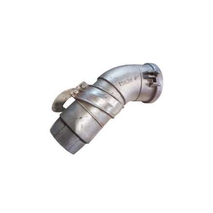 Kolano aluminiowe 6"" 45 stopni RAESA