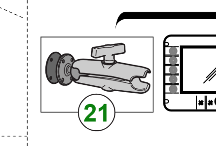 Mocowanie komputera MASCHIO GASPARDO F05011600R