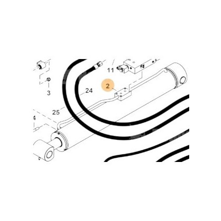 Siłownik BOBCAT 7354683