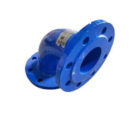 Kolano dwukołnierzowe dn80 -8otw