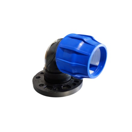 Kolano PE flansza 75x3"