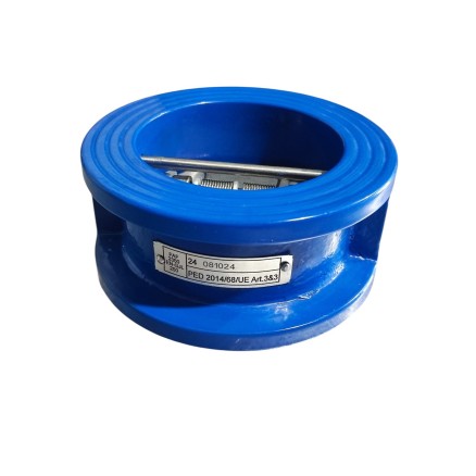Zawór zwrotny motylkowy DN80 PN16 dysk304