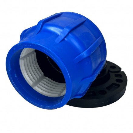 Kolano PE flansza 110x4