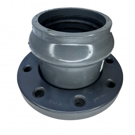 Tuleja ciśnieniowa kielichowa PVC 110 kołnierz