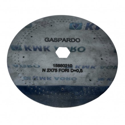 Tarcza wysiewająca 2x75 0,5mm Maschio Gaspardo G15880210R