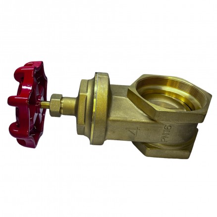 Zasuwa mosiężna 4"