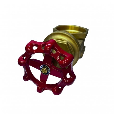 Zasuwa mosiężna 4"