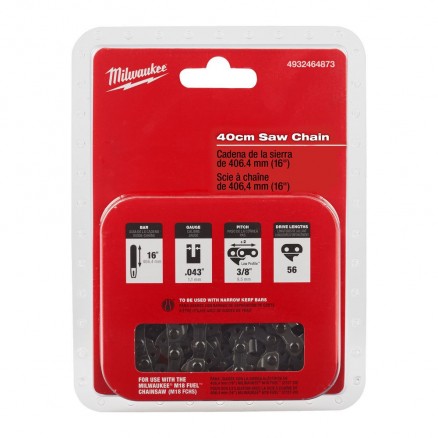 Łańcuch do piły łańcuchowej M18 FCHS 3/8" x 406,4mm Milwaukee 4932464873